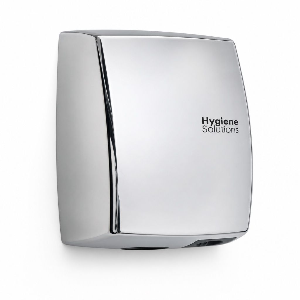Polished chrome Speed Force high-speed commercial hand dryer