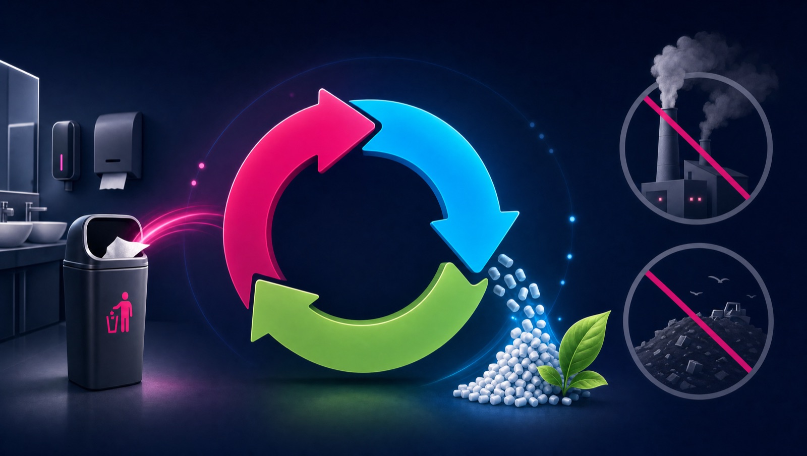 Zero-to-Landfill Explained: What Really Happens to Your Washroom Waste